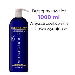 Mediceuticals Hydroclenz szampon do skóry głowy 1000 ml – większa pojemność, lepsza wydajność.png