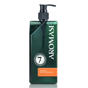 Aromase Dry Scalp Soothing Shampoo łagodzi podrażnienia, intensywnie odżywia i poprawia komfort skóry głowy, 400 ml