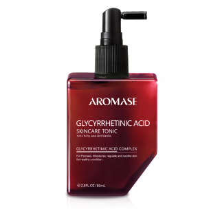 Aromase Glycyrrhetinic Acid Skincare Tonic – kojący tonik z kwasem glicyretynowym, łagodzi świąd i łuszczenie, wspiera regenerację skóry głowy i ciała, 80 ml