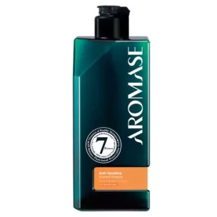 Aromase Dry Scalp Soothing Shampoo łagodzi podrażnienia, intensywnie odżywia i poprawia komfort skóry głowy, 90 ml