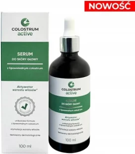 Serum Colostrum Active - intensywna kuracja wzmacniająca do skóry głowy i włosów, 100ml.