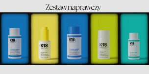 Kompletny zestaw K18 do intensywnej regeneracji i ochrony włosów - wzmacnia i zabezpiecza włosy przed uszkodzeniami.